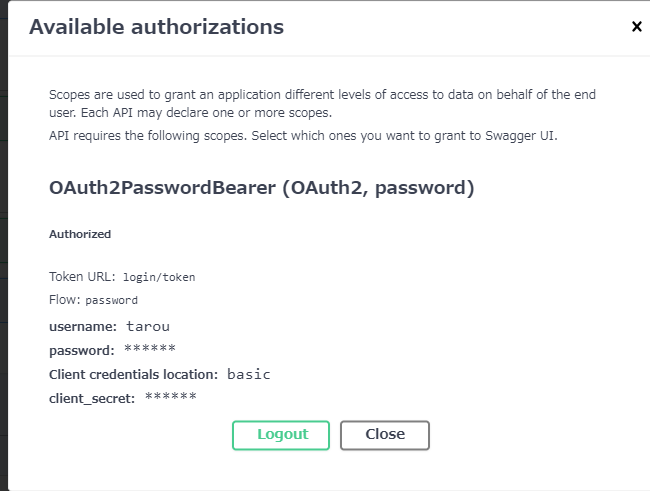 oauth2 form after login